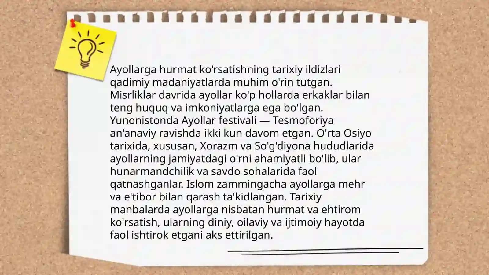Ayol - qizlargan hurmat 4