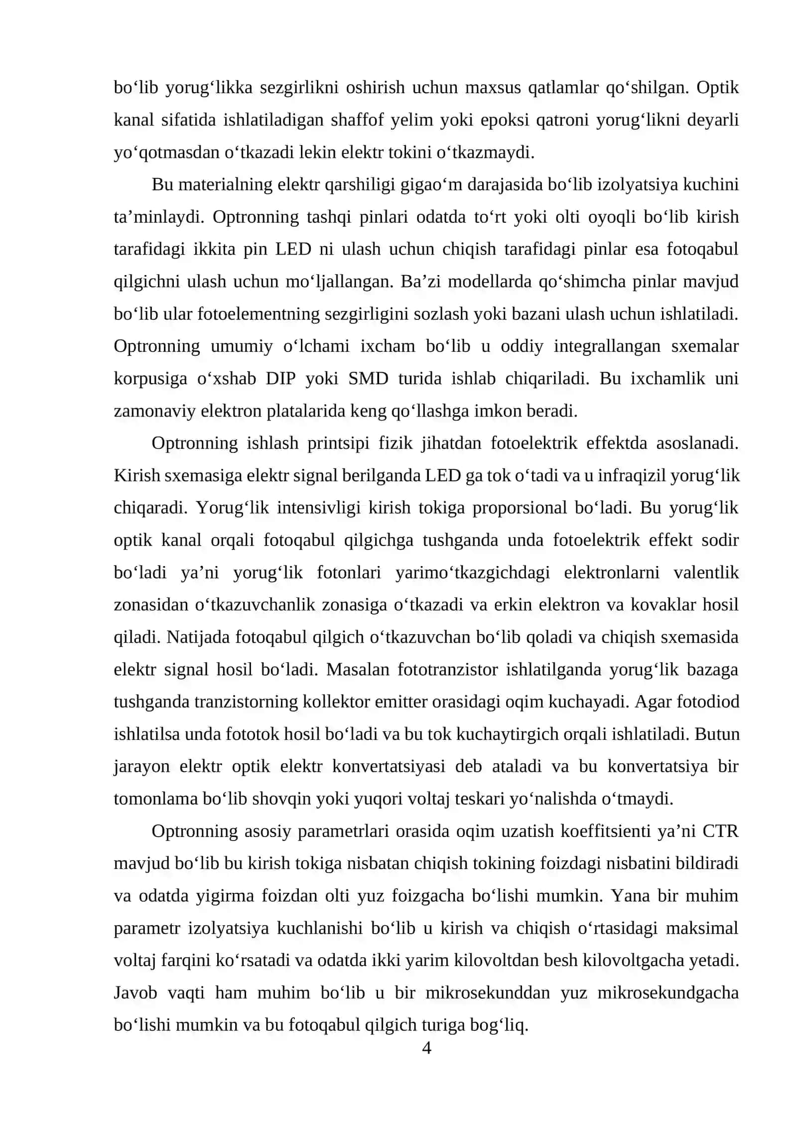 Optronlar va Optoelektron IMSlar 4