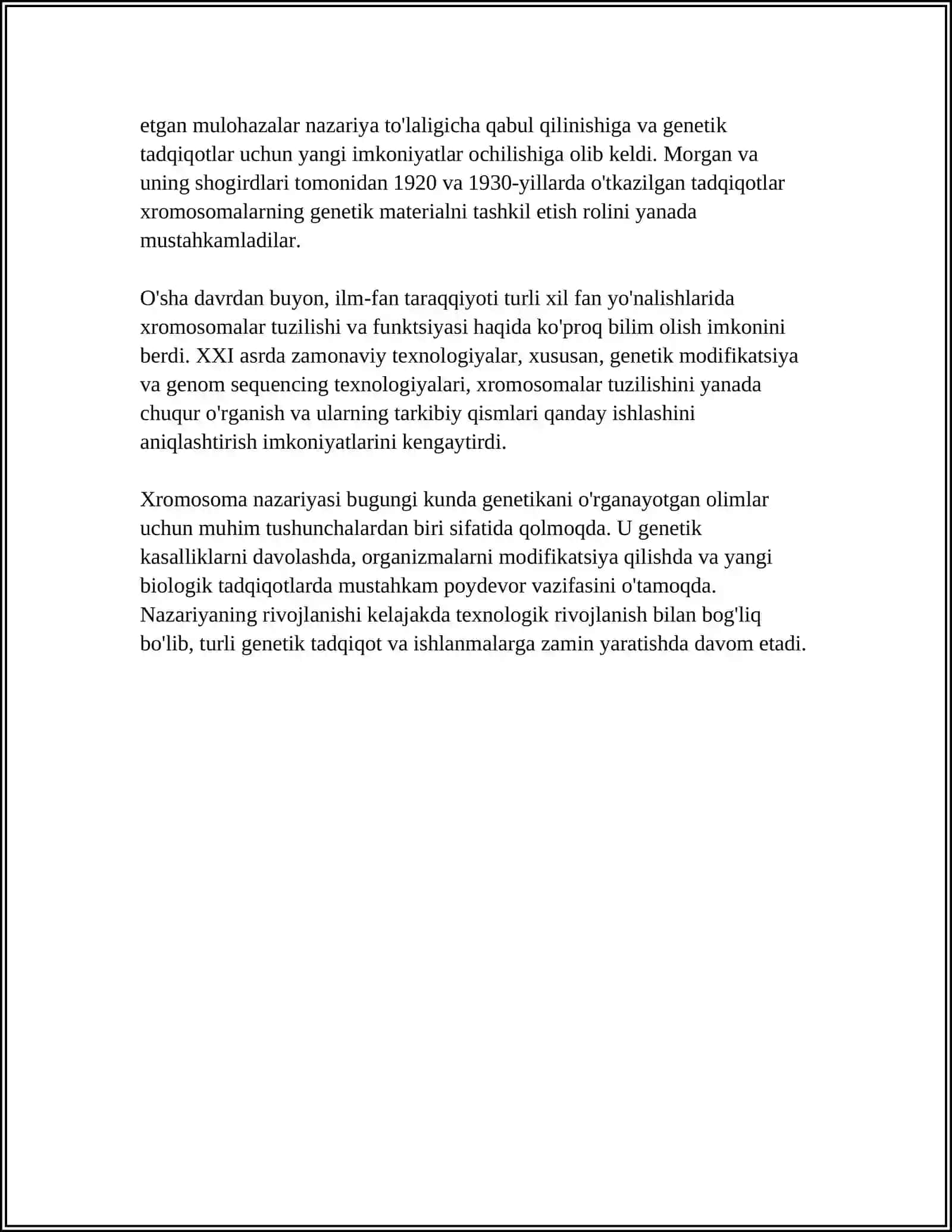 IRSIYATNING XROMOSOMA NAZARIYASI 4