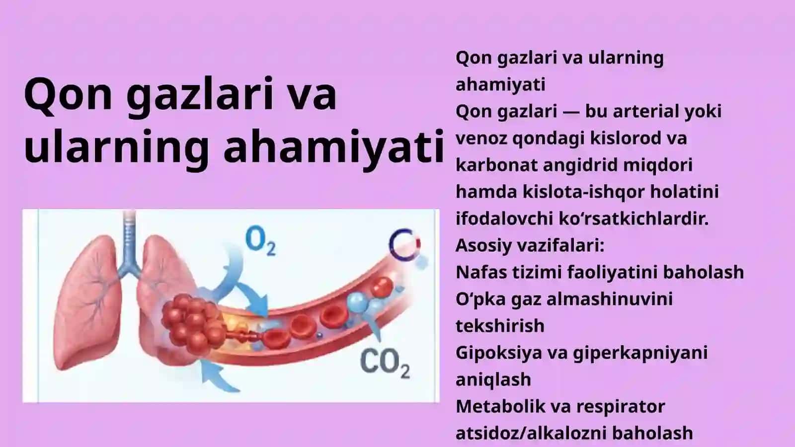 Qonda gazlar miqdorini aniqlashning yangi usullari 4