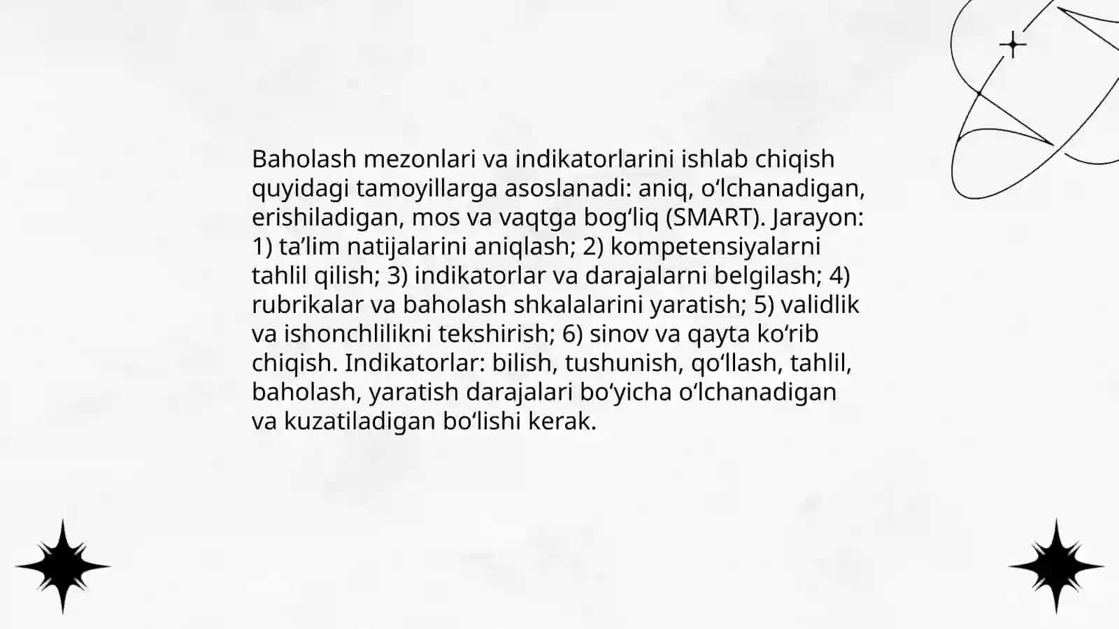 Bilimni baholash tizimlari 4