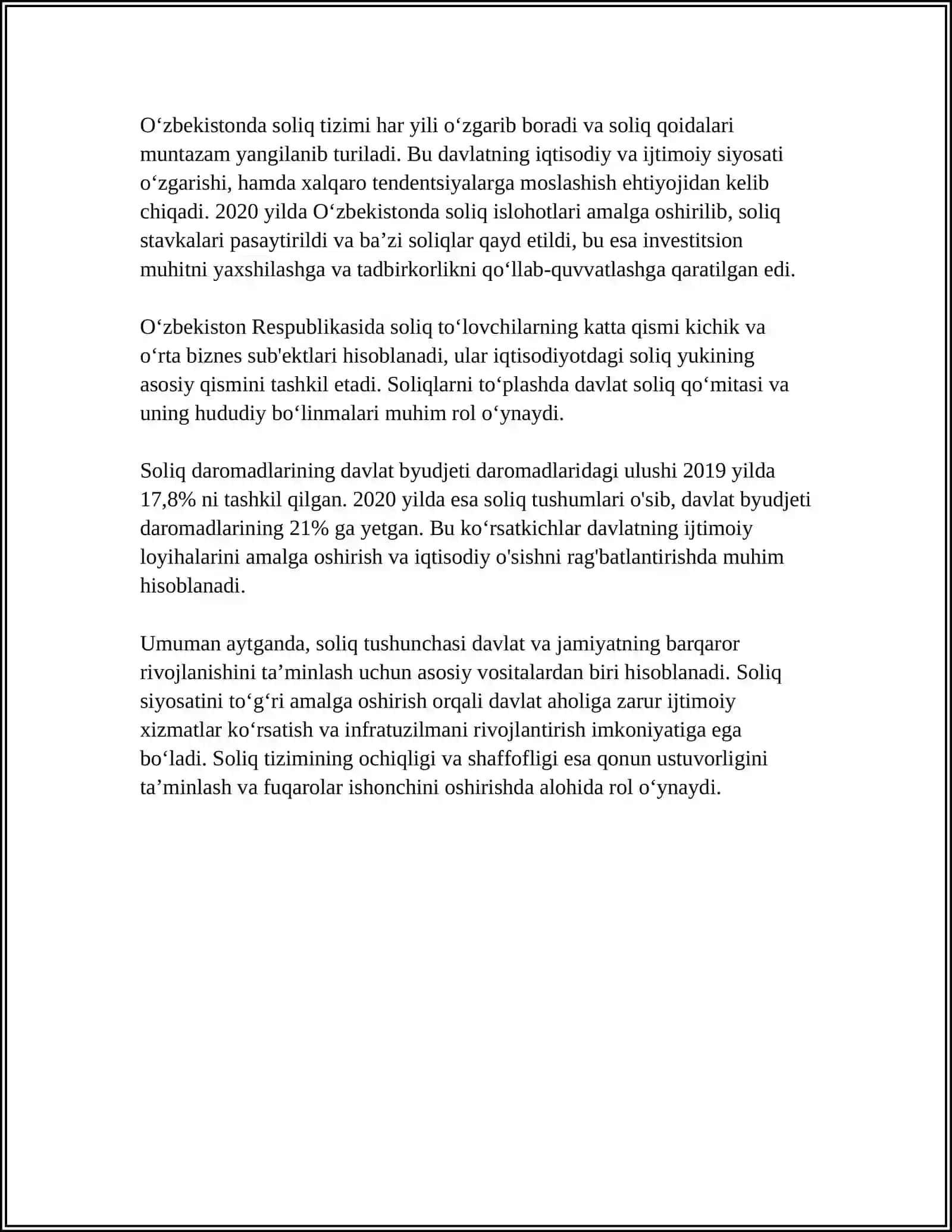 SOLIQ UNDIRISH MEXANIZMI 4