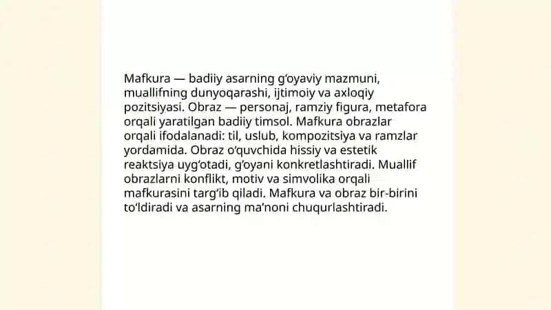 Badiiy adabiyot va mafkura 4