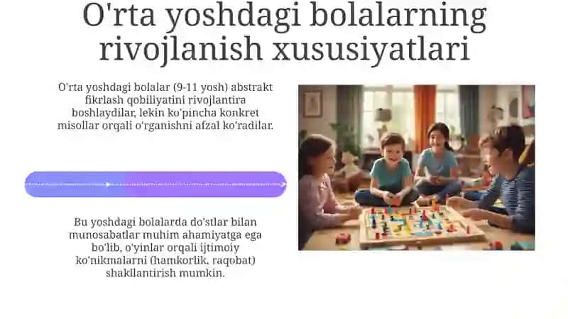 O'rtayosh bolalar uchun milliy va harakatli o'yinlar 4