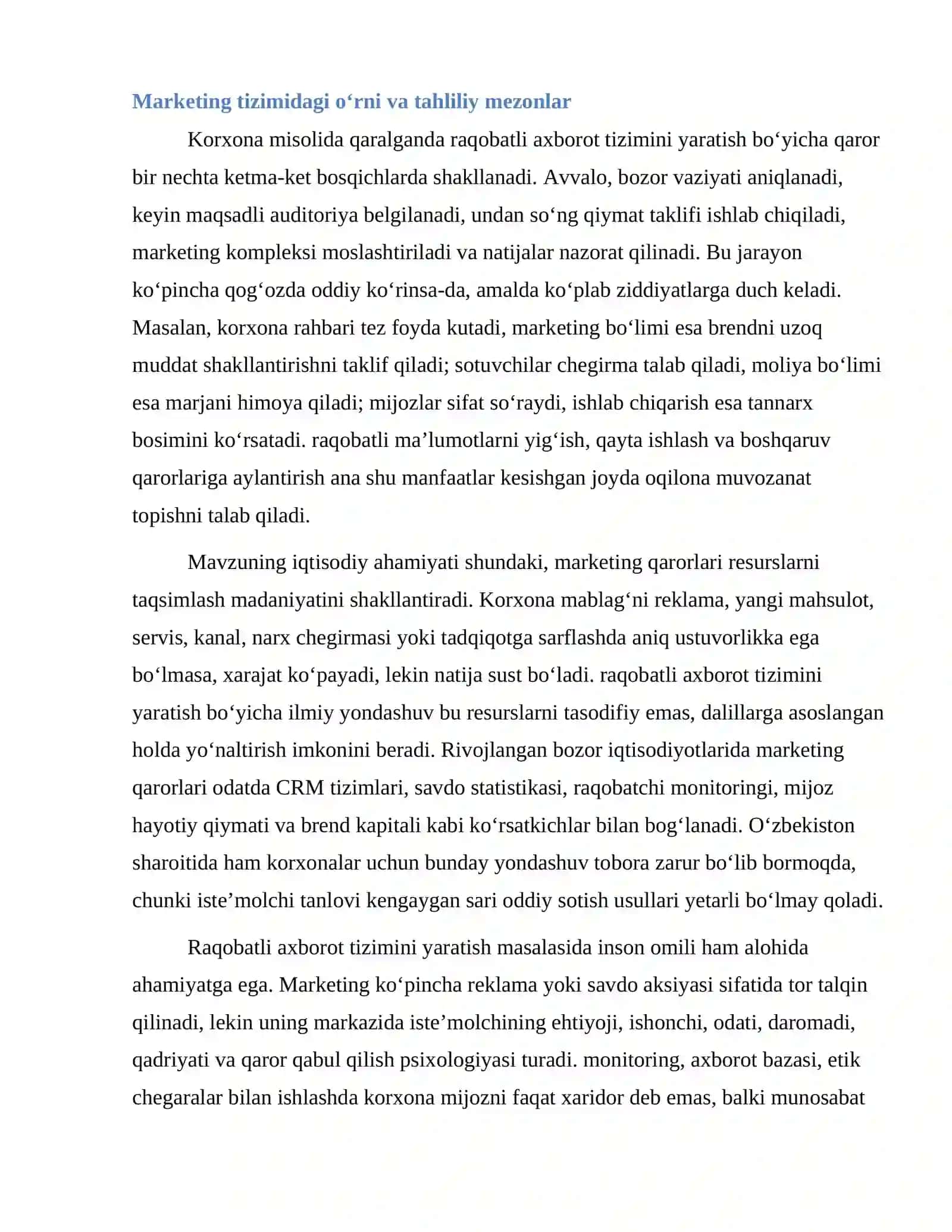 Raqobatli axborot tizimini yaratish 4