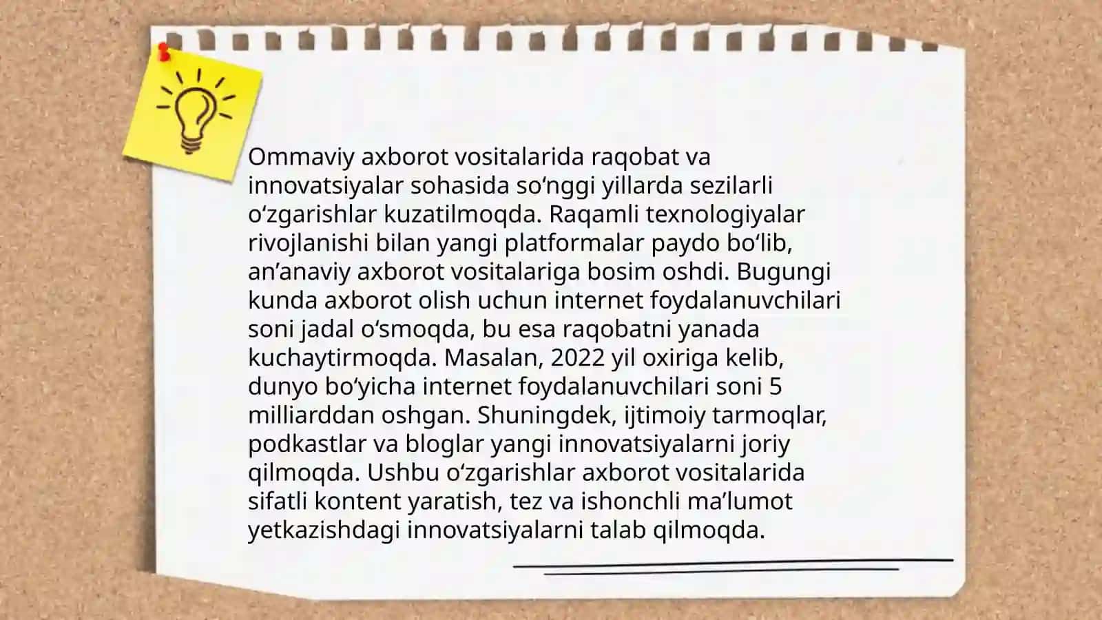 Jahon media va axborot makonida raqobat muhiti 4