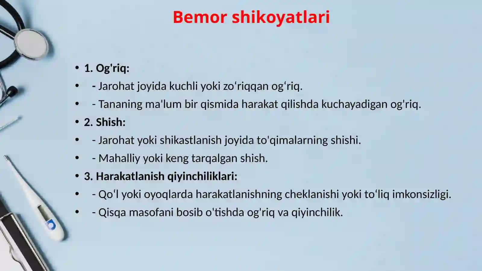 Travmotologiya va ortopediyada tekshirish usullari 4