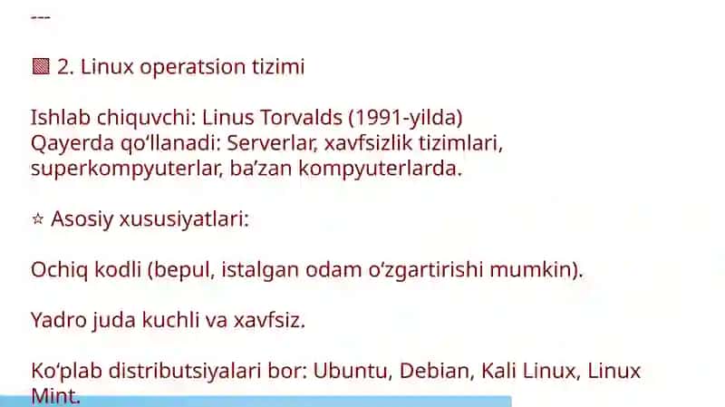 Windows operatsion tizimi 4