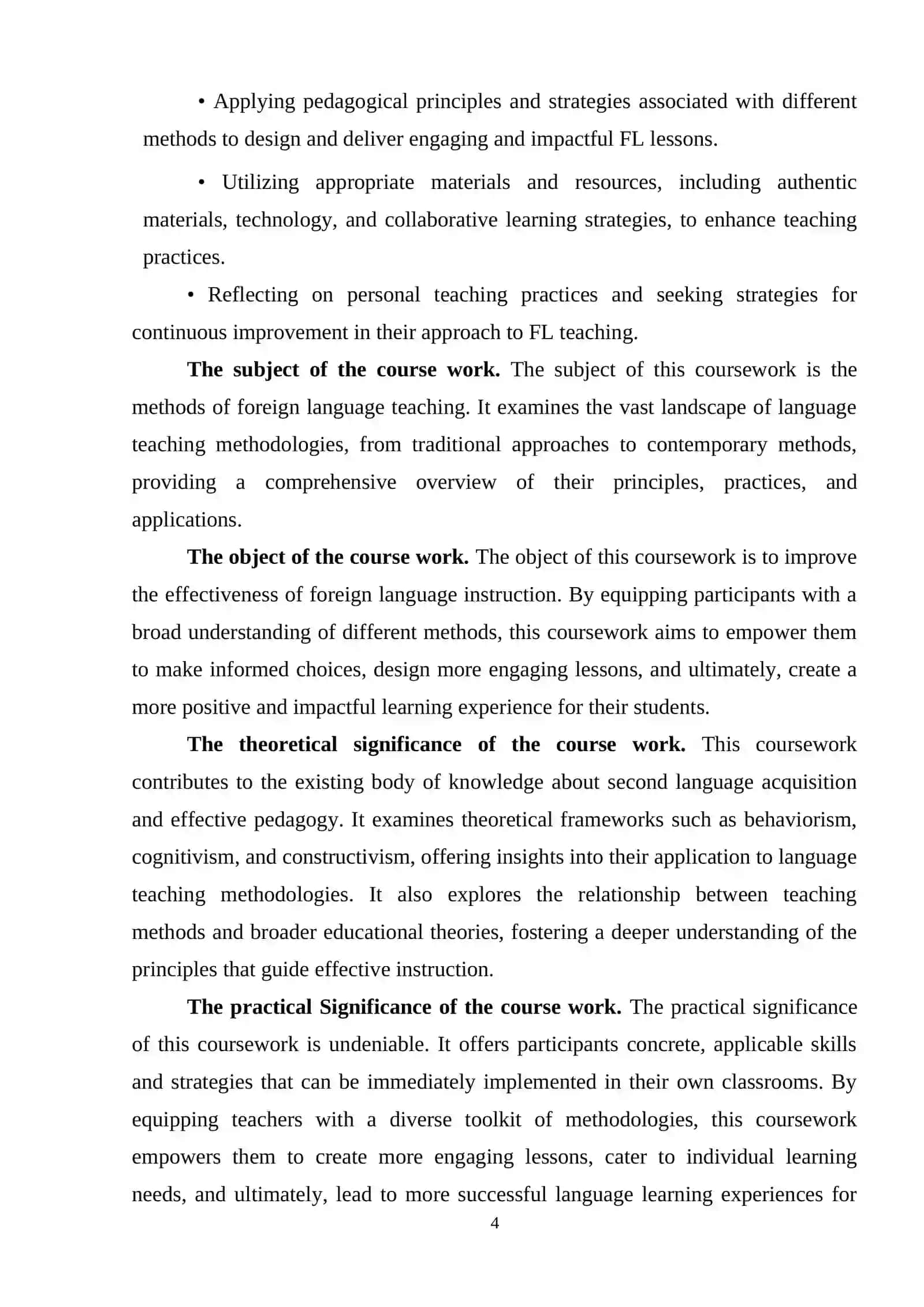 METHODS OF FOREIGN LANGUAGE (FL) TEACHING 4