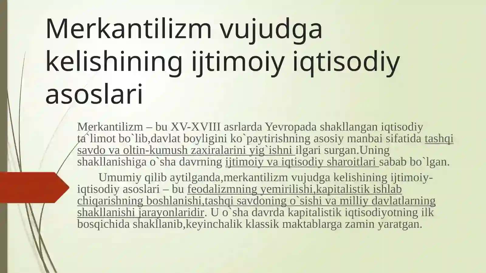 Merkantilizm g`oyalari 4