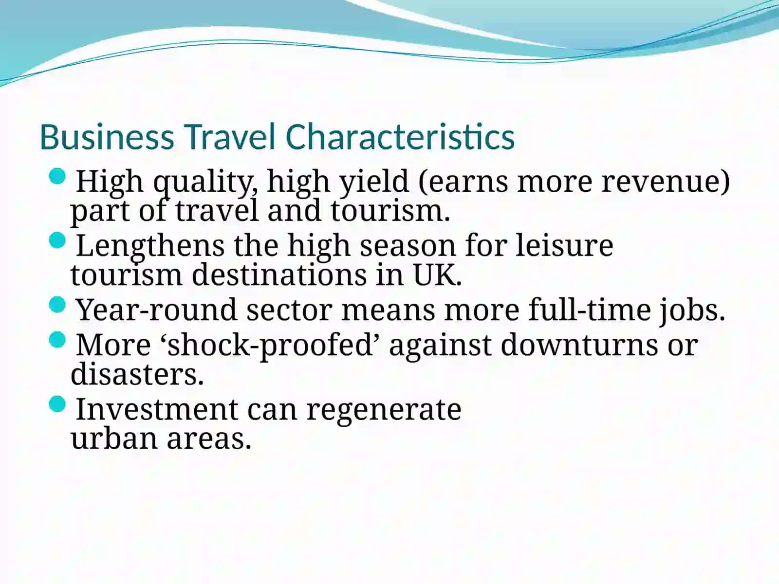 The Business Travel Environment 4