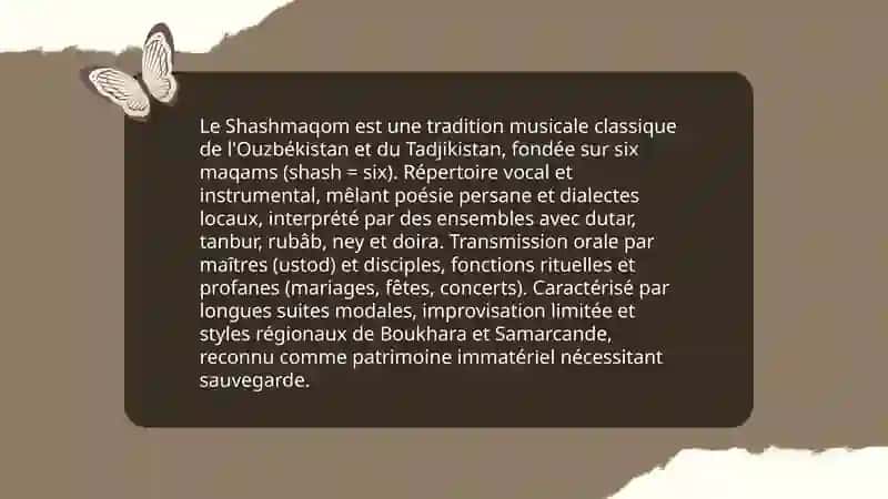 Le patrimoine immateriel de l'UNESCO en Ouzbekistan 4