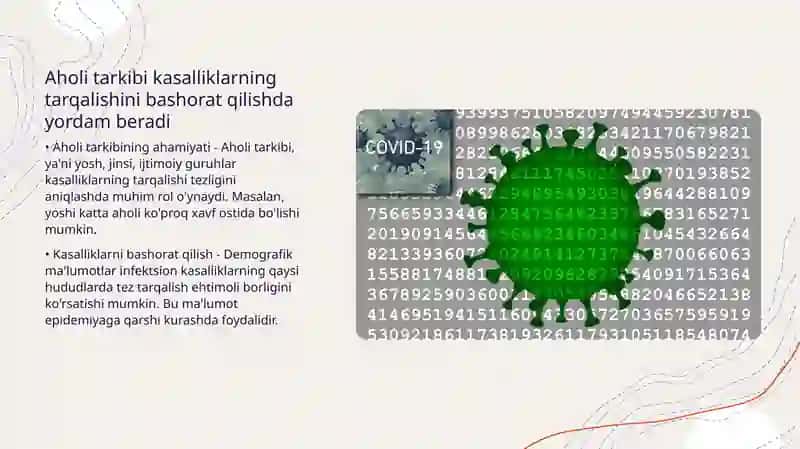 Demografiya, uning salomatlikdagi o‘rni 4
