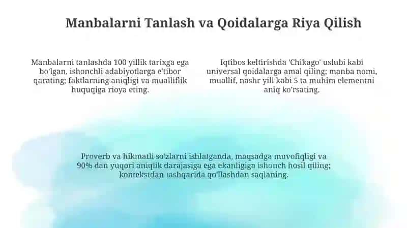 Iqtiboslar, Maqollar va Hikmatli So'zlar 4
