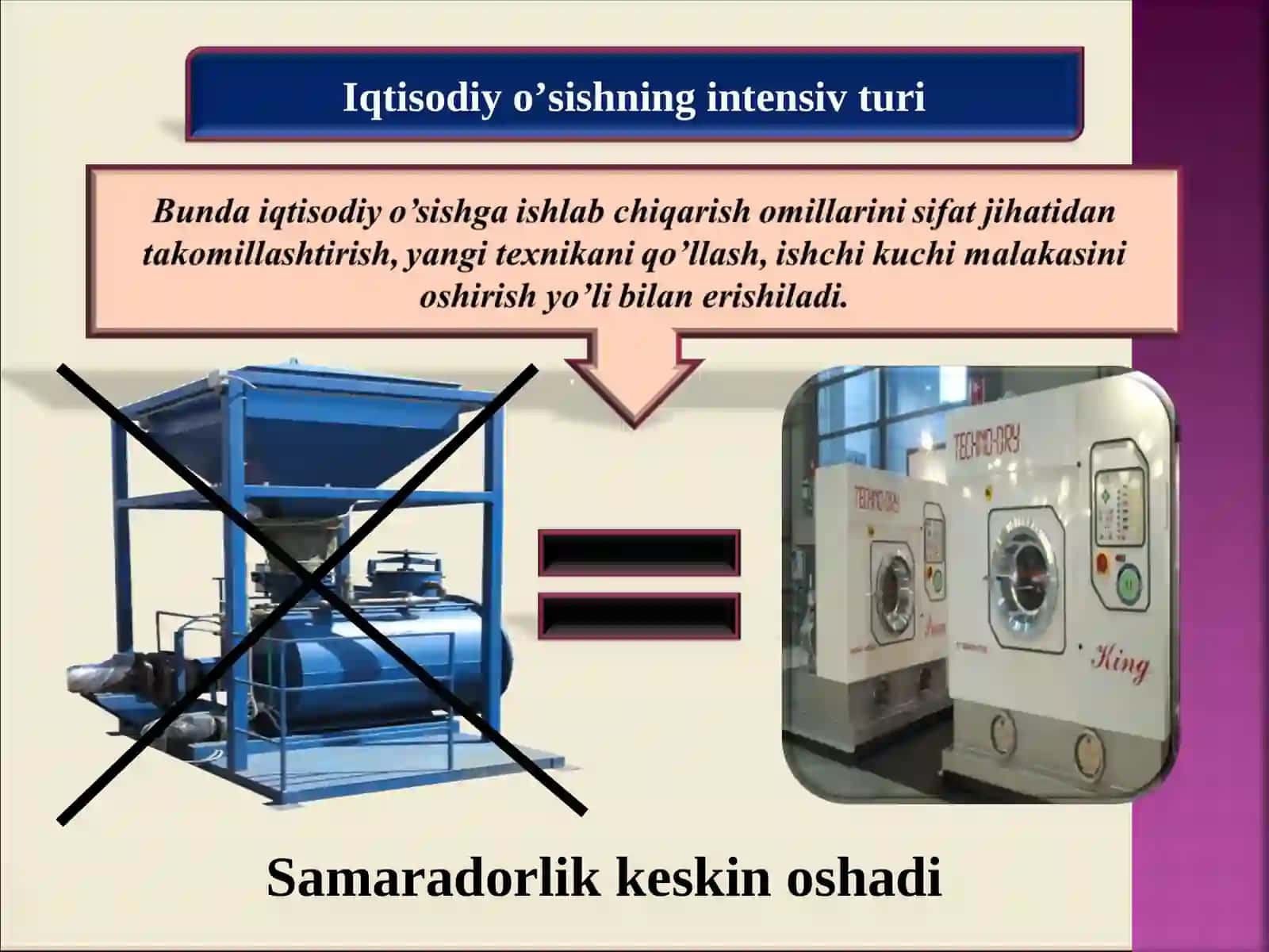 Iqtisodiy o’sishning ekstensiv turi 4