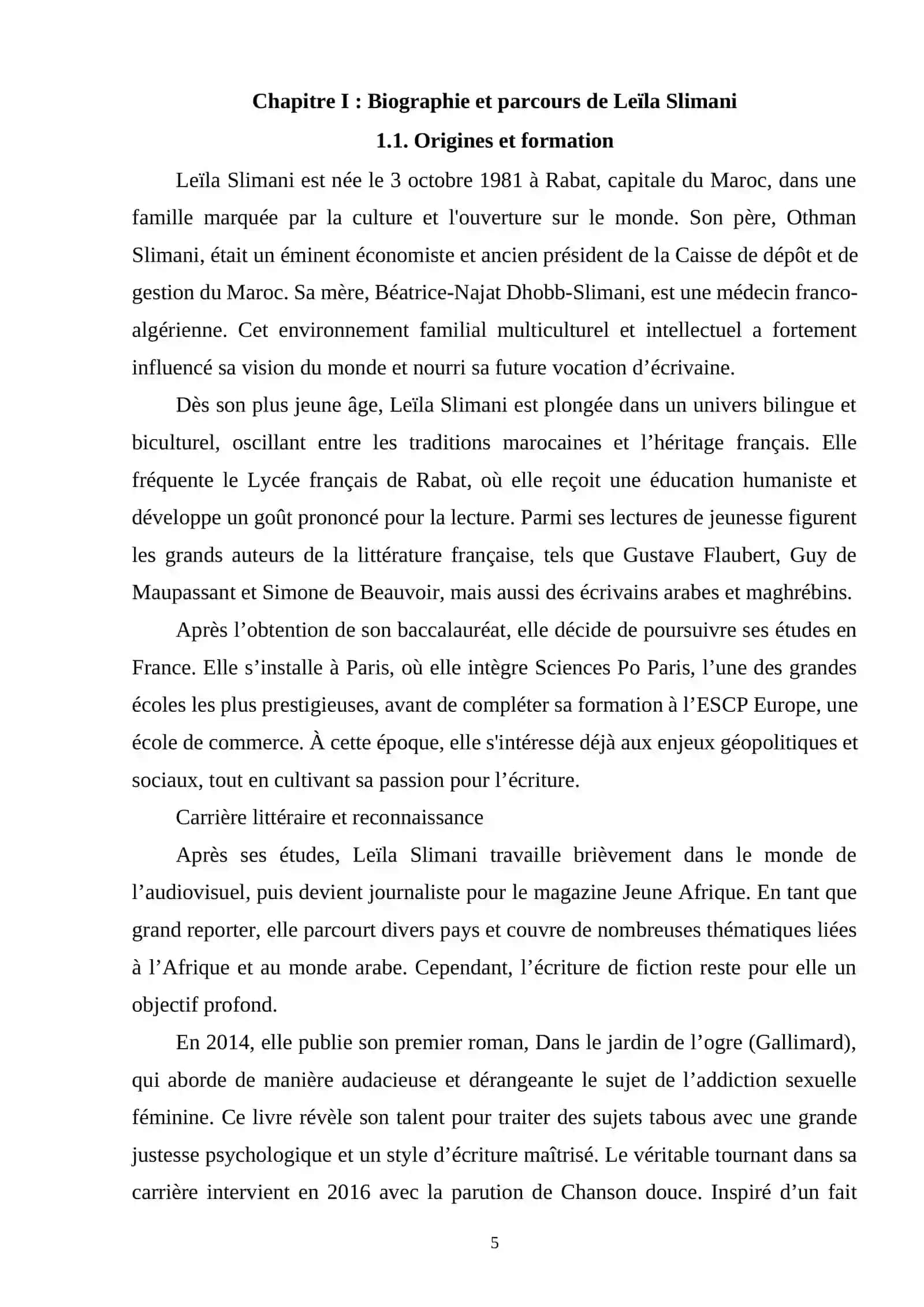 LEYLA SLIMANI ET SES OEUVRES 4