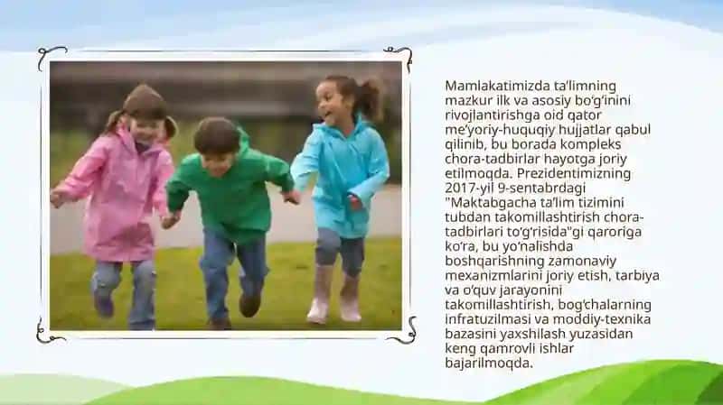 Bolalarga ekologik ta`lim berish orqali nutqni o`stirish 4