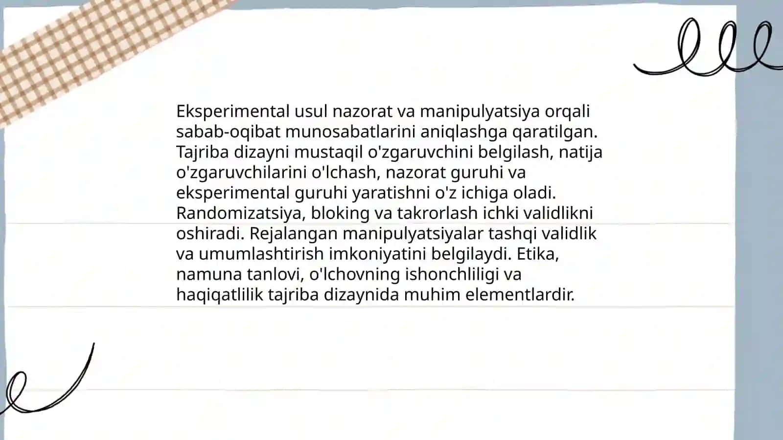 Umumiy psixalogiya fanining metodi 4
