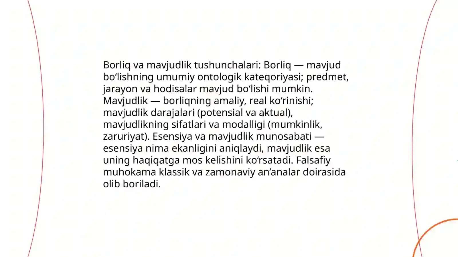 S2 Borliq (ontologiya) falsafasi 4