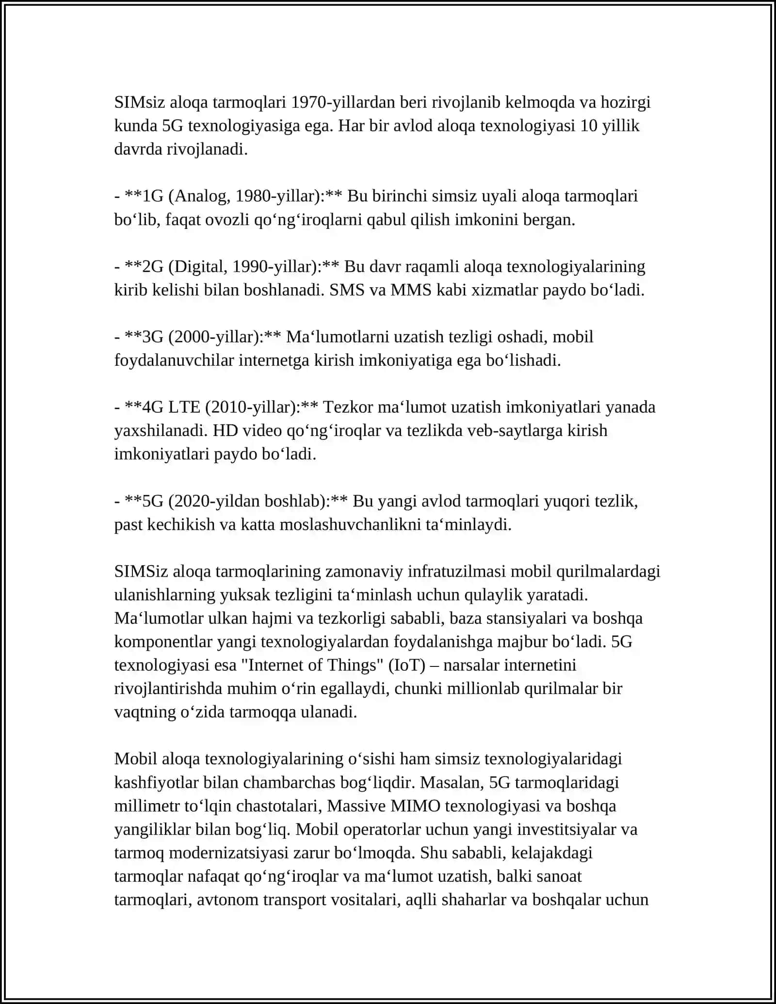 SIMSIZ ALOQA TARMOQLARI VA IP MANZILLAR 4
