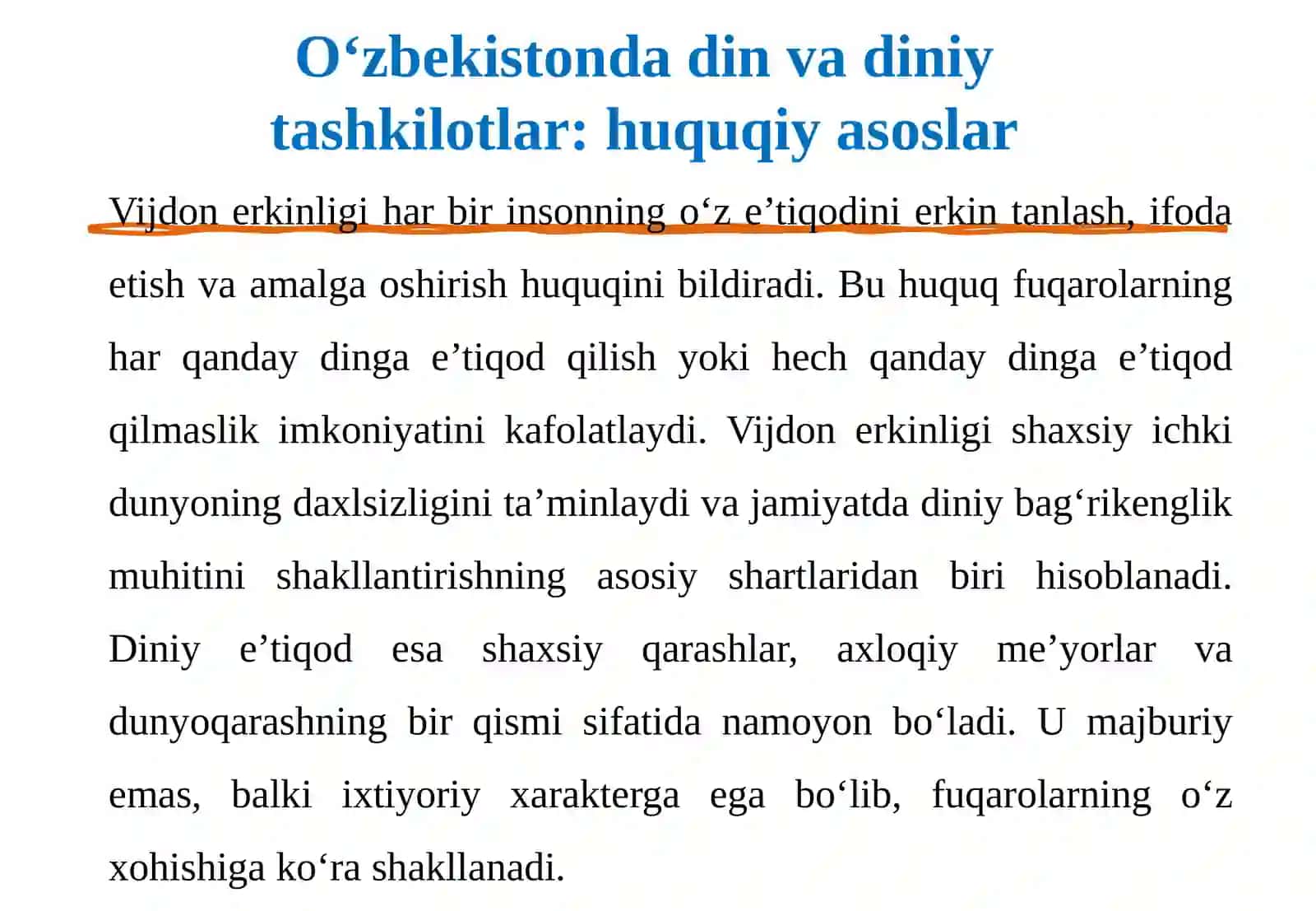 O‘zbekistonda din va diniy tashkilotlarga munosabat 4