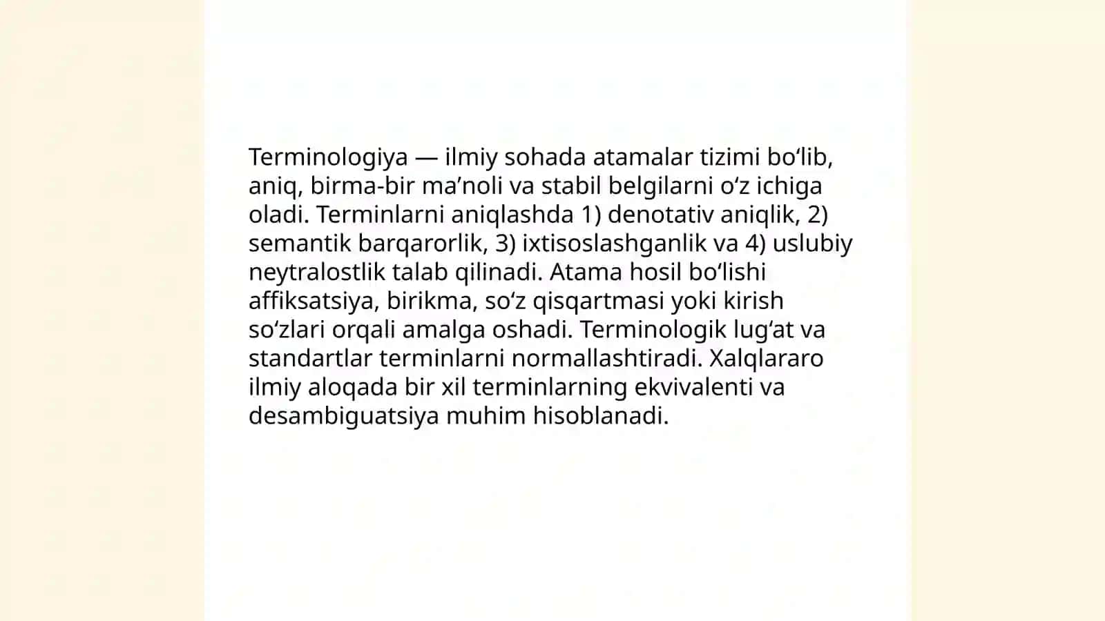 Nutq uslublari ilmiy uslubga xos xususiyatlar 4