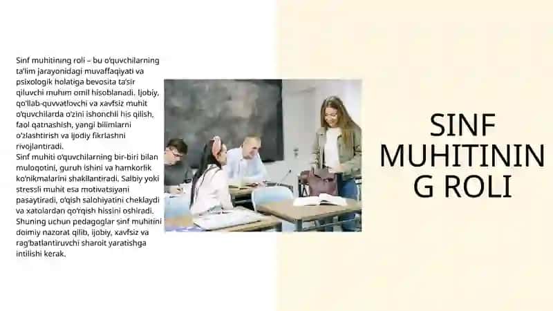 PSIXOLOGIK XAVFSIZLIK VA SINF MUHITI 4