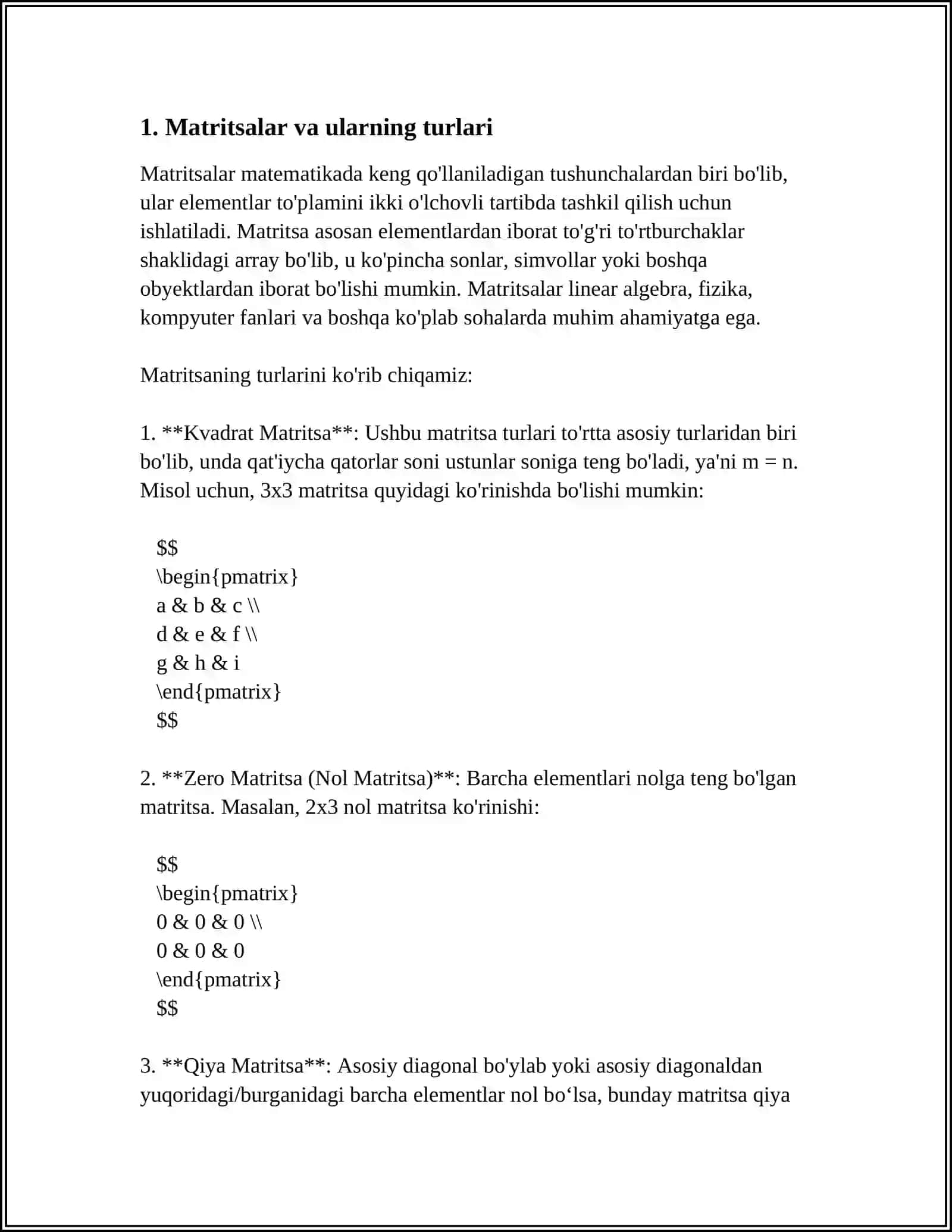 OLIY MATEMATIKANING BARCHA MUHIM MAVZULARI 4