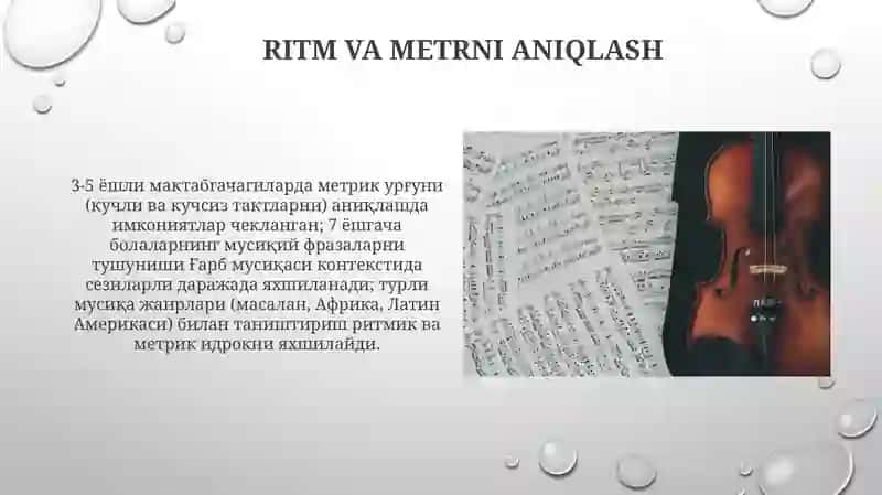 Musiqa va Til Rivojlanishi 4