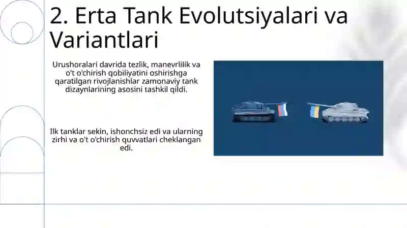 Tank tarixi va ilk tanklar 4