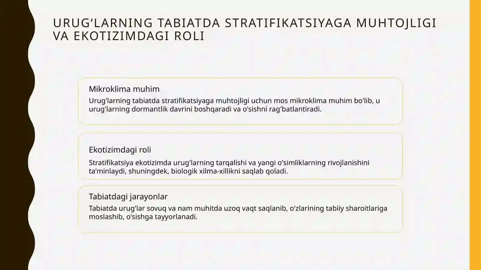 MEVA URUGʻLARI STRATIFIKATSIYASI 4