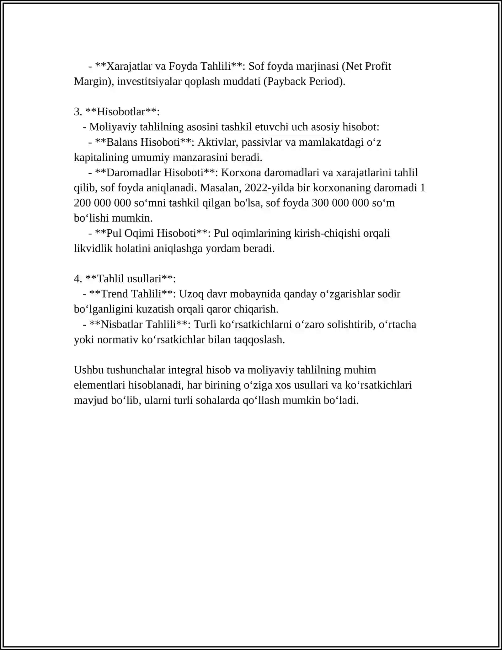 MOLIYAVIY TAHLILDA INTEGRAL HISOB TATBIQLARI 4