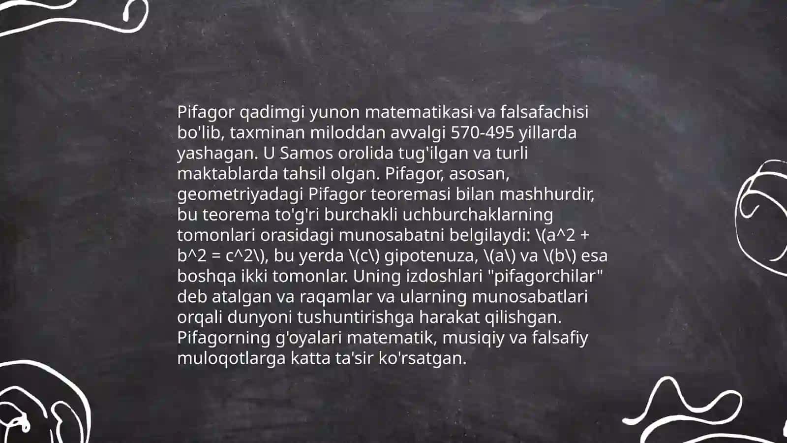Pifagor Teoremmasi 4