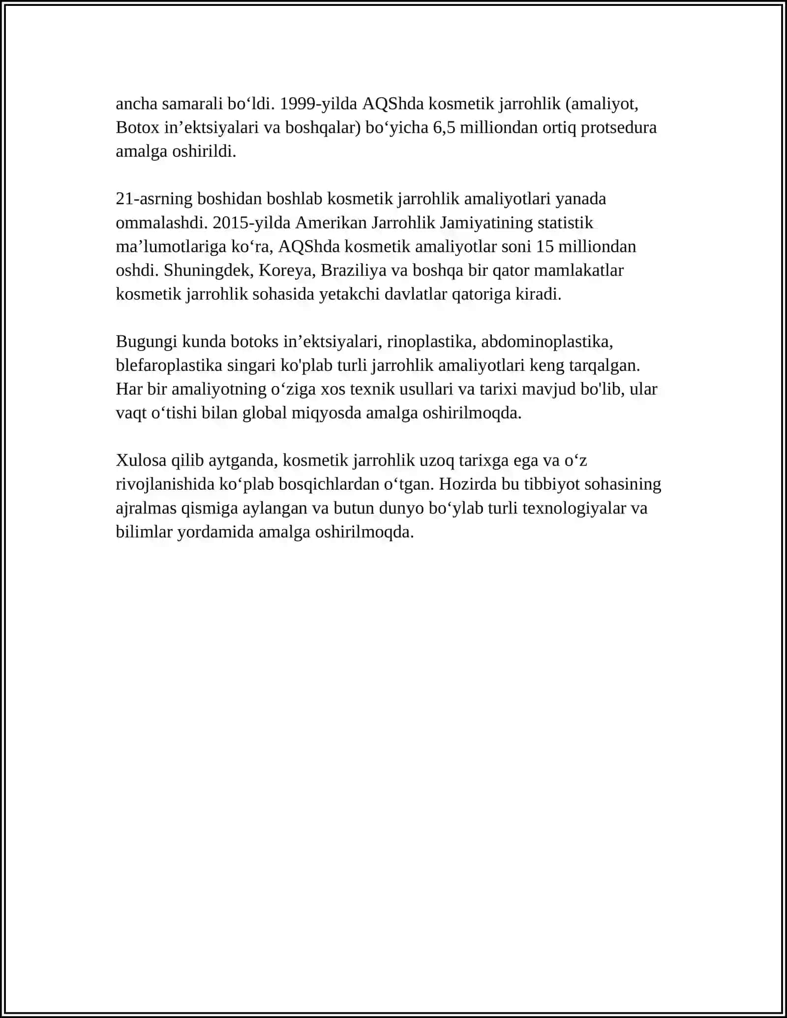 KOSMETIK XIRURGIYA MASALALARI 4