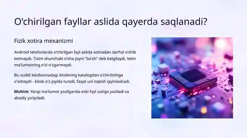 Ma'lumot va Fayllarni Tiklash Printsiplari 4