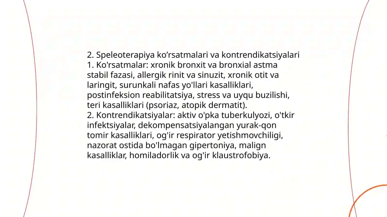 Speleoterapiya. Krioterapiya 4