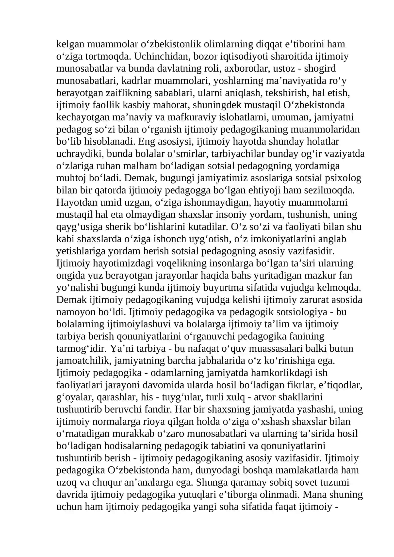 IJTIMOIY PEDAGOGIKA RIVOJLANISHINING MADANIY- TARIXIY ASOSLARI 4