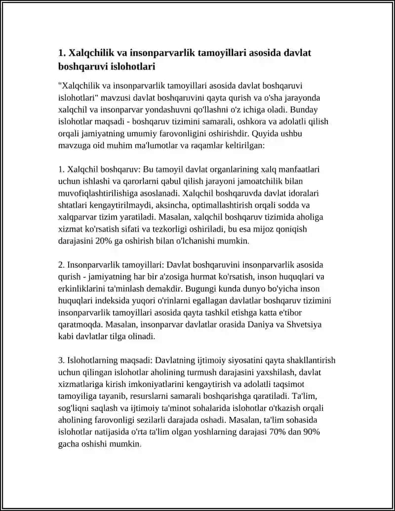 YANGI OʻZBEKISTONDA XALQCHIL VA INSONPARVAR DAVLAT QURISHNING IJTIMOIY-SIYOSIY AHAMIYATI 4