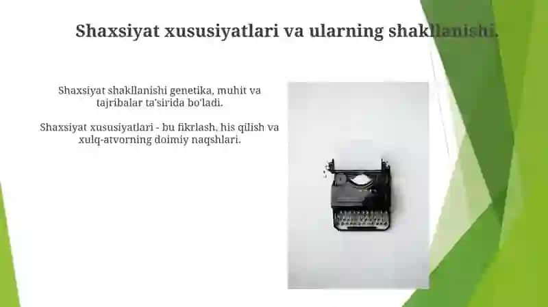 Shaxsni shakkalanish jarayonlari 4