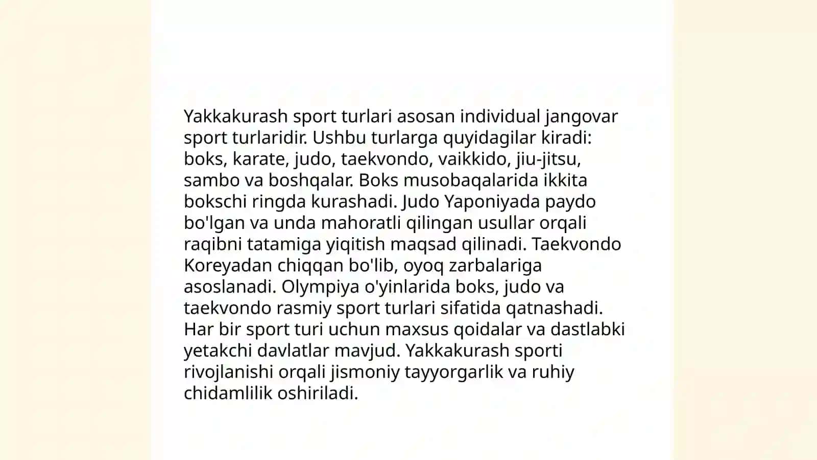 Sport individual faoliyat usuli 4