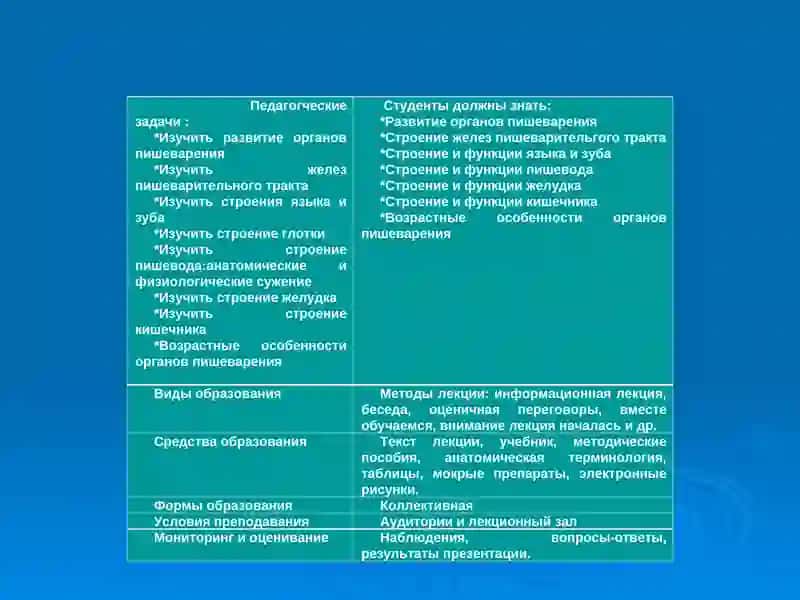 Введение в спланхнологию 4