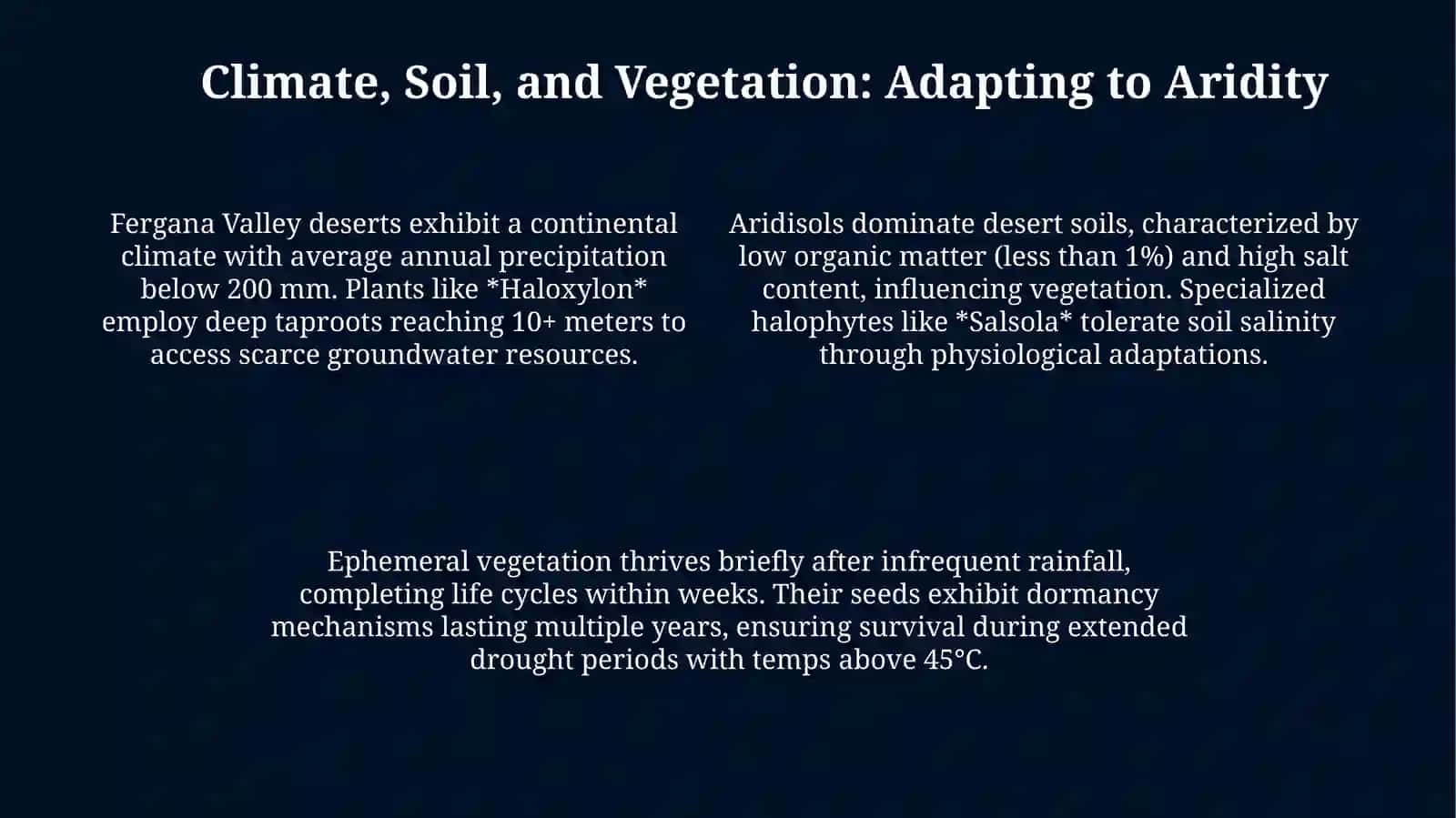 Fergana Valley Desert Zones: Ecology and Environment 4