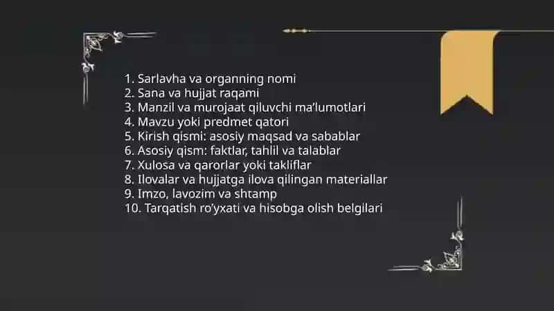 Ish yuritish tili va uslubi 4