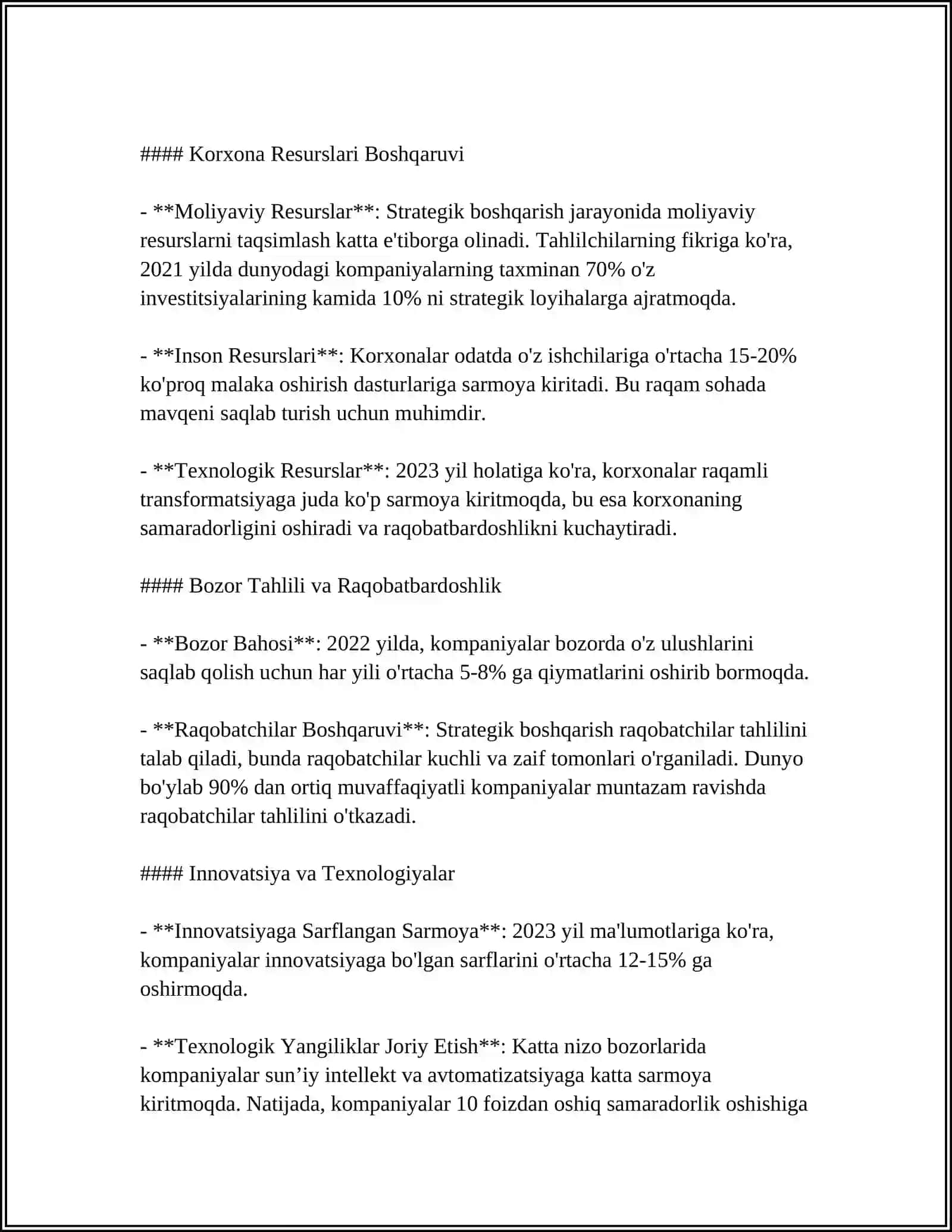 SOXA KORXONALARINI STRATEGIK BOSHQARISH 4