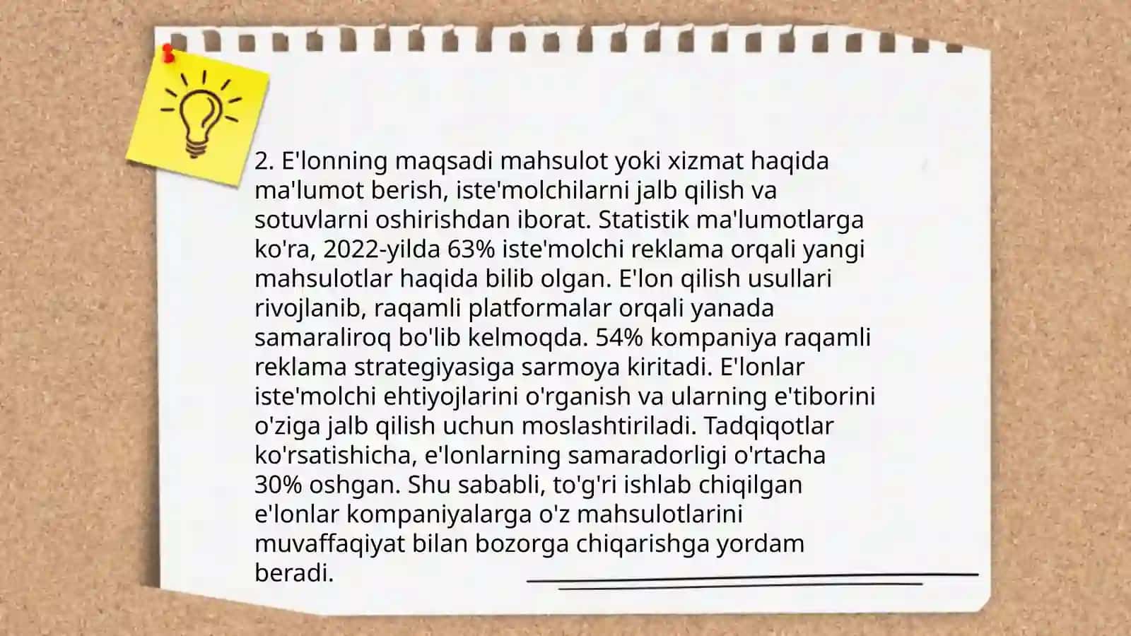 E'lon va uning zaruriy qismlari 4