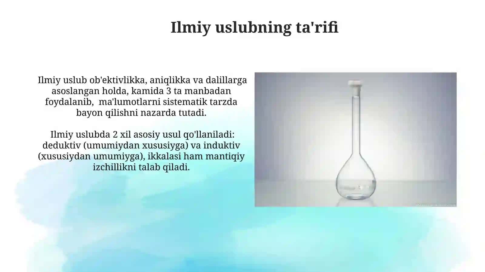Ilmiy uslub tavsifi 4