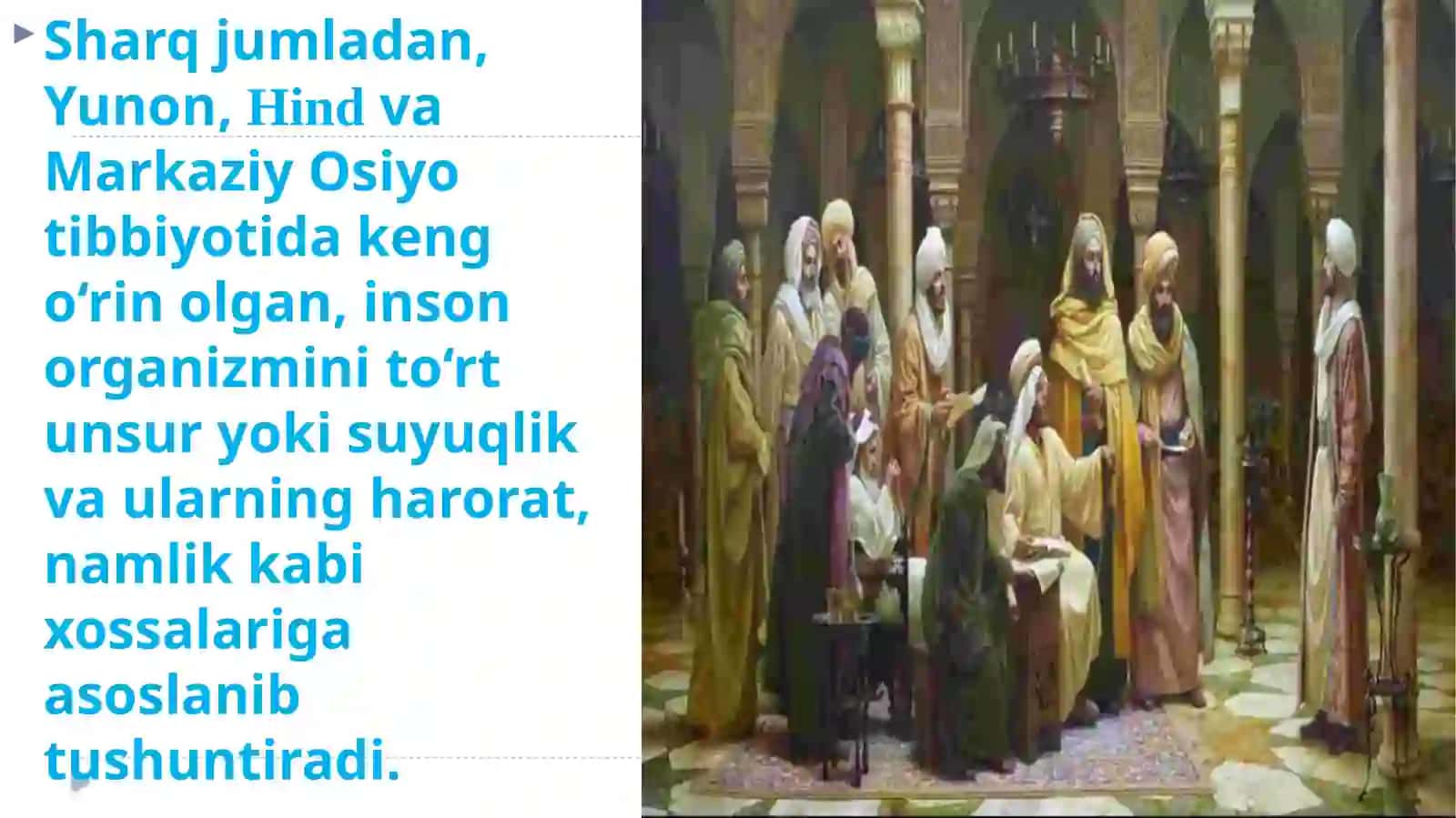 Mijoz haqidagi ta'limot va uning Sharq tibbiyotida asoslanishi 4