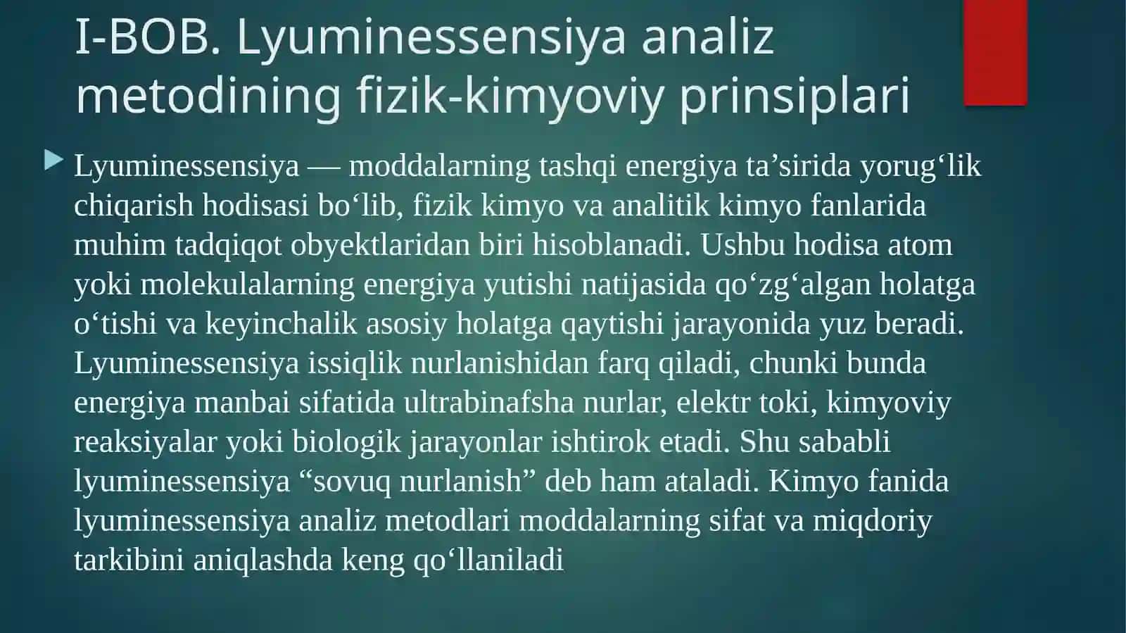 LYUMINESSENSIYA ANALIZMETODI 4