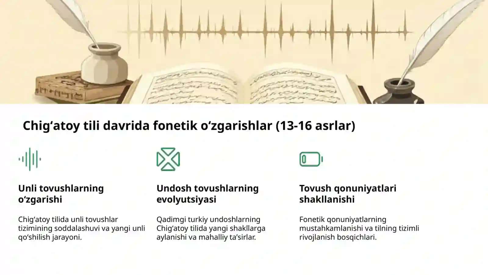 Oʻzbek tilining fonetik tarixi 4