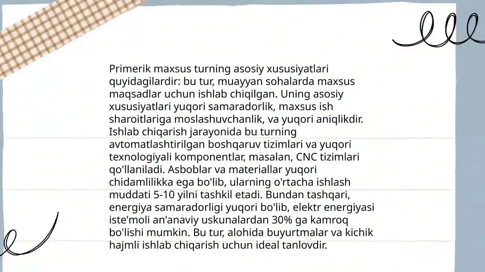 Primerik maxsus tur haqida tushuncha 4